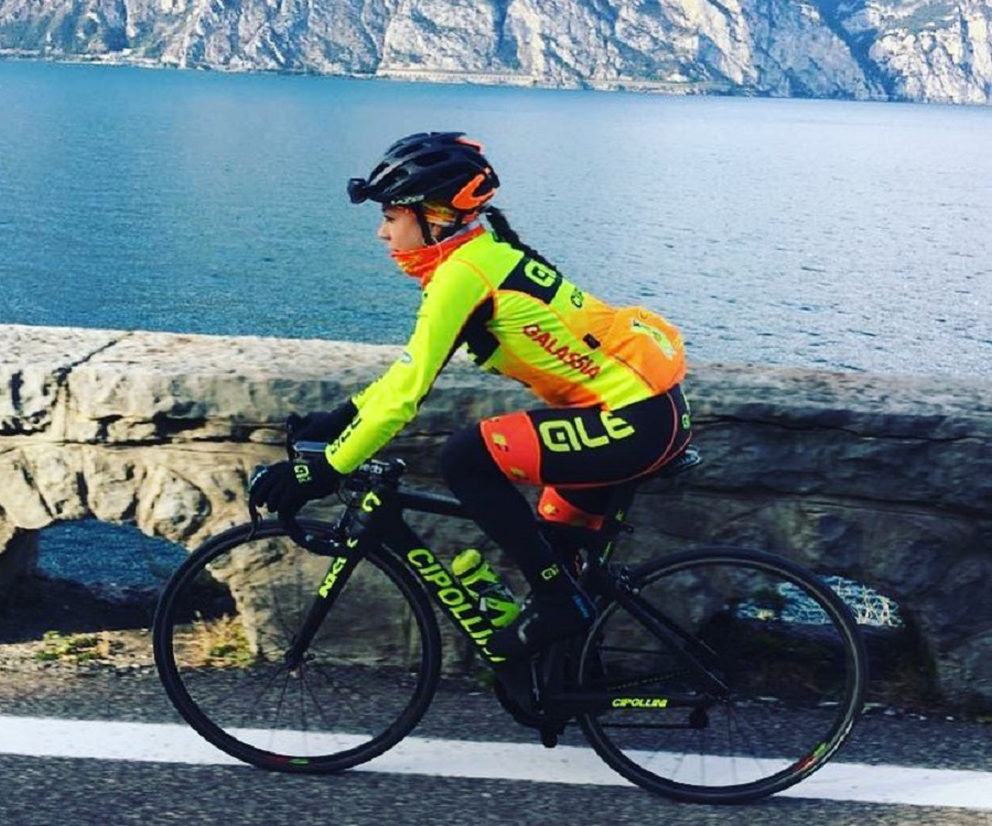Anna Trevisi in allenamento sul Lago di Garda © Instagram